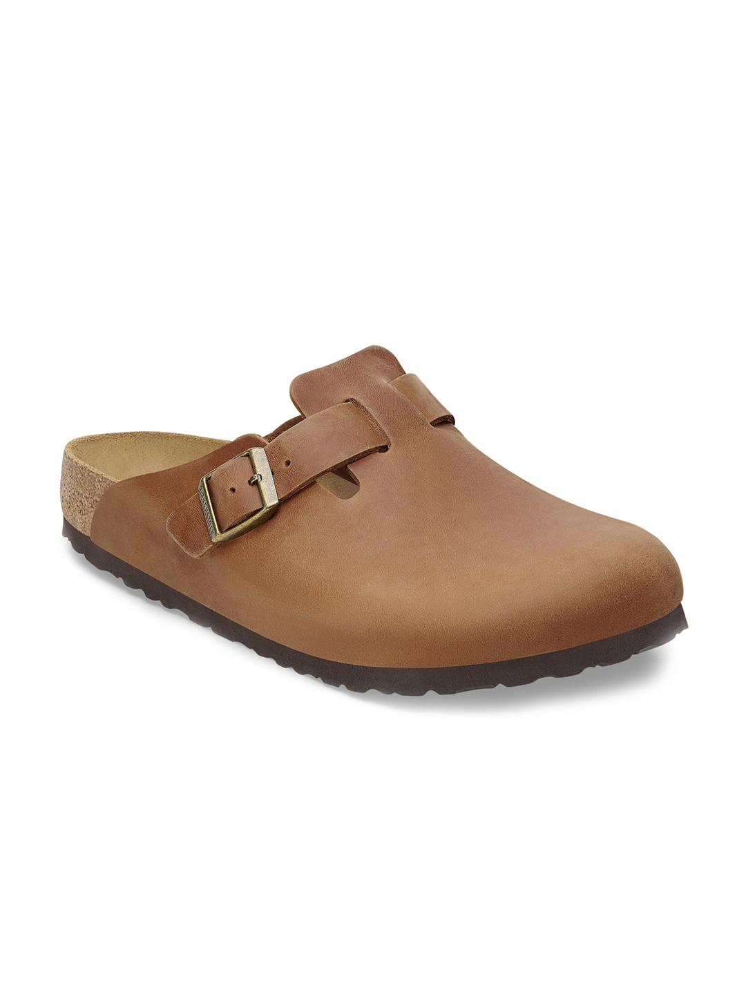 Birkenstock Boston Unisex Regular Width Leather Orthotic Friendly Round Toe Clogs