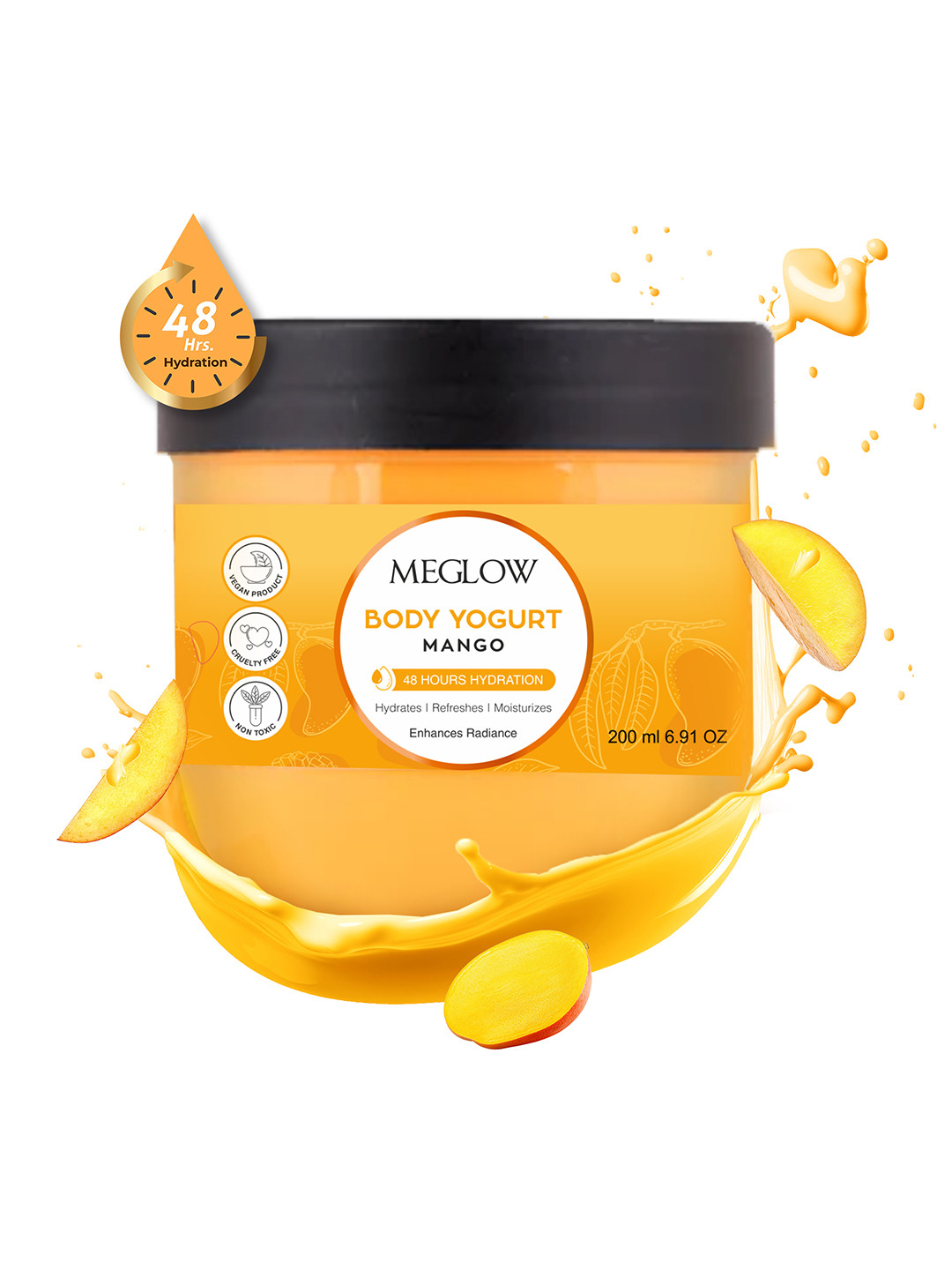 MEGLOW Body Yogurt 200ml - Mango