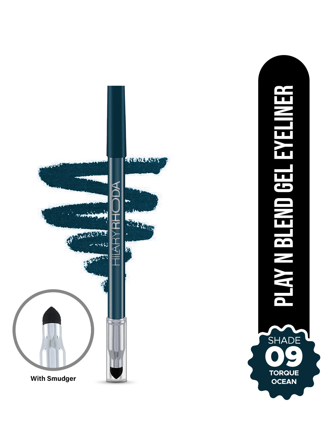 Hilary Rhoda Play n Blend Highly Pigmented Gel Pencil Eyeliner 1.5g - Turquoise Ocean 09