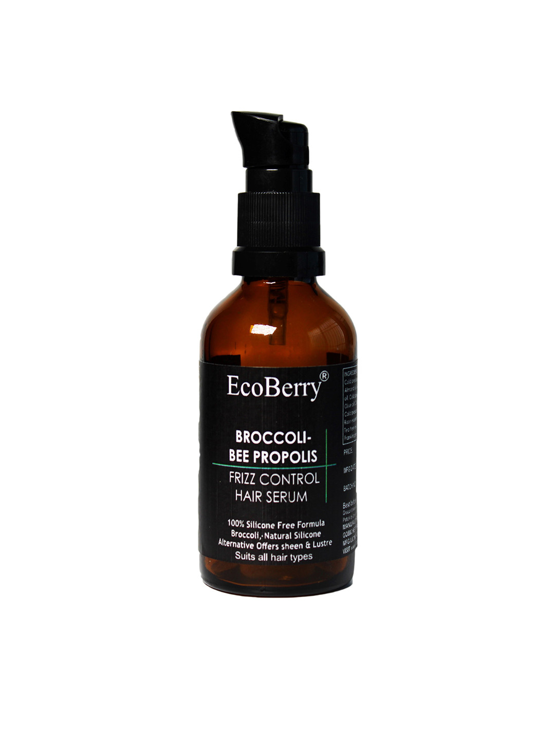 EcoBerry Broccoli-Bee Propolis Frizz Control Hair Serum -30Ml