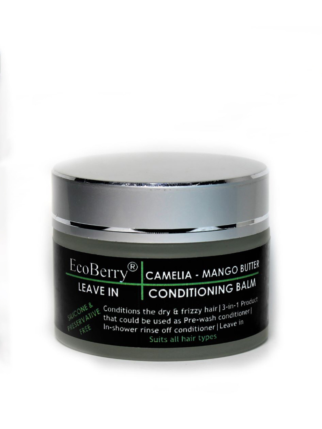 EcoBerry Camellia Mango Butter Leave-In Conditioning Balm - 50ml