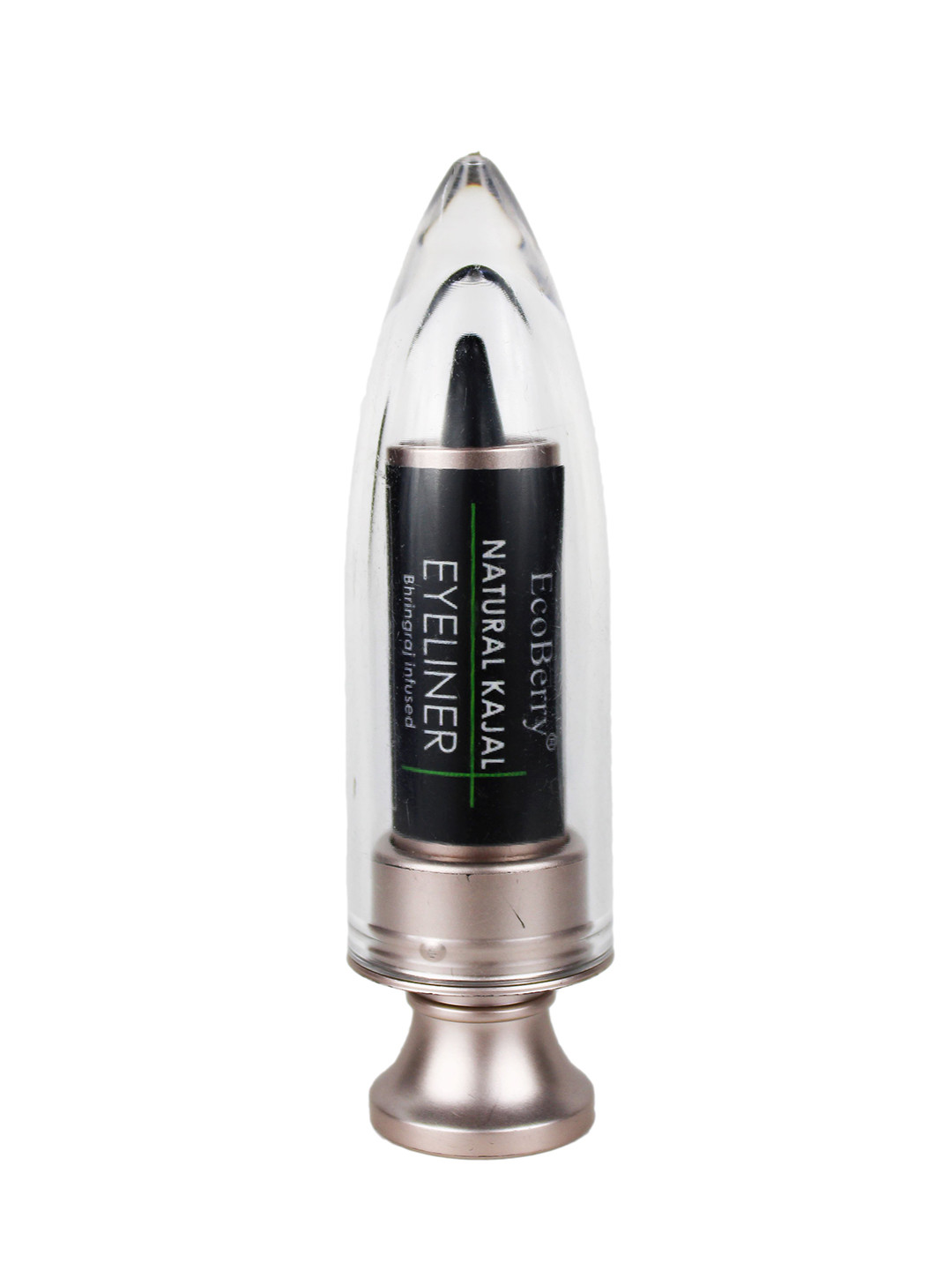 EcoBerry Natural Kajal Eyeliner with Castor Oil & Bhringraj 1g - Black