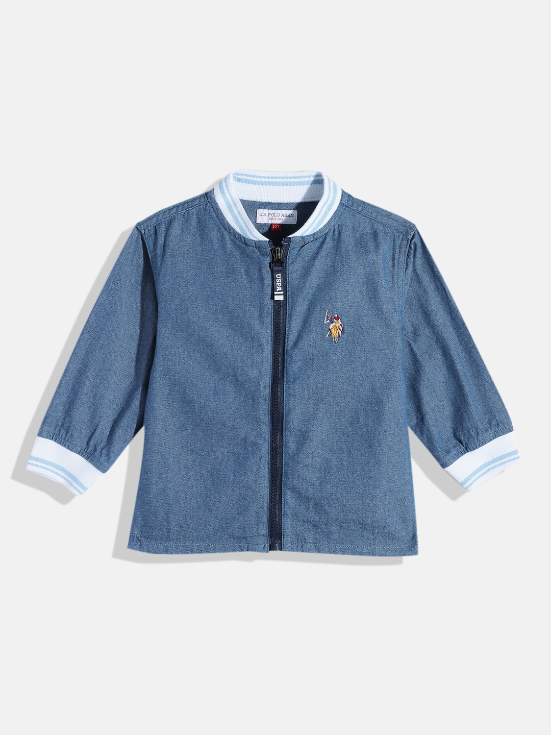 U.S. Polo Assn. Kids Boys Indigo Casual Shacket
