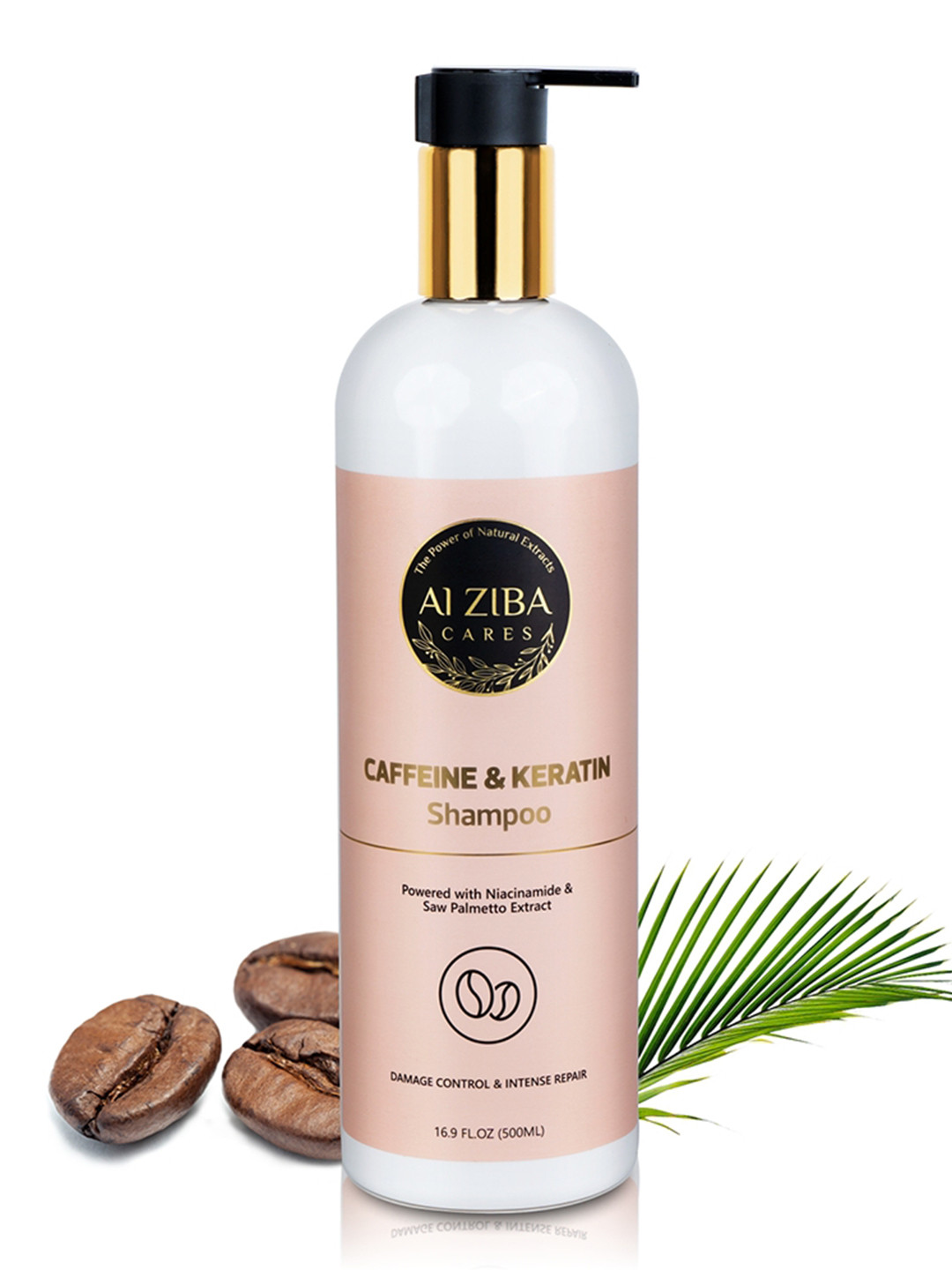 ALZIBA CARES Caffeine & Keratin Shampoo- 500 ml
