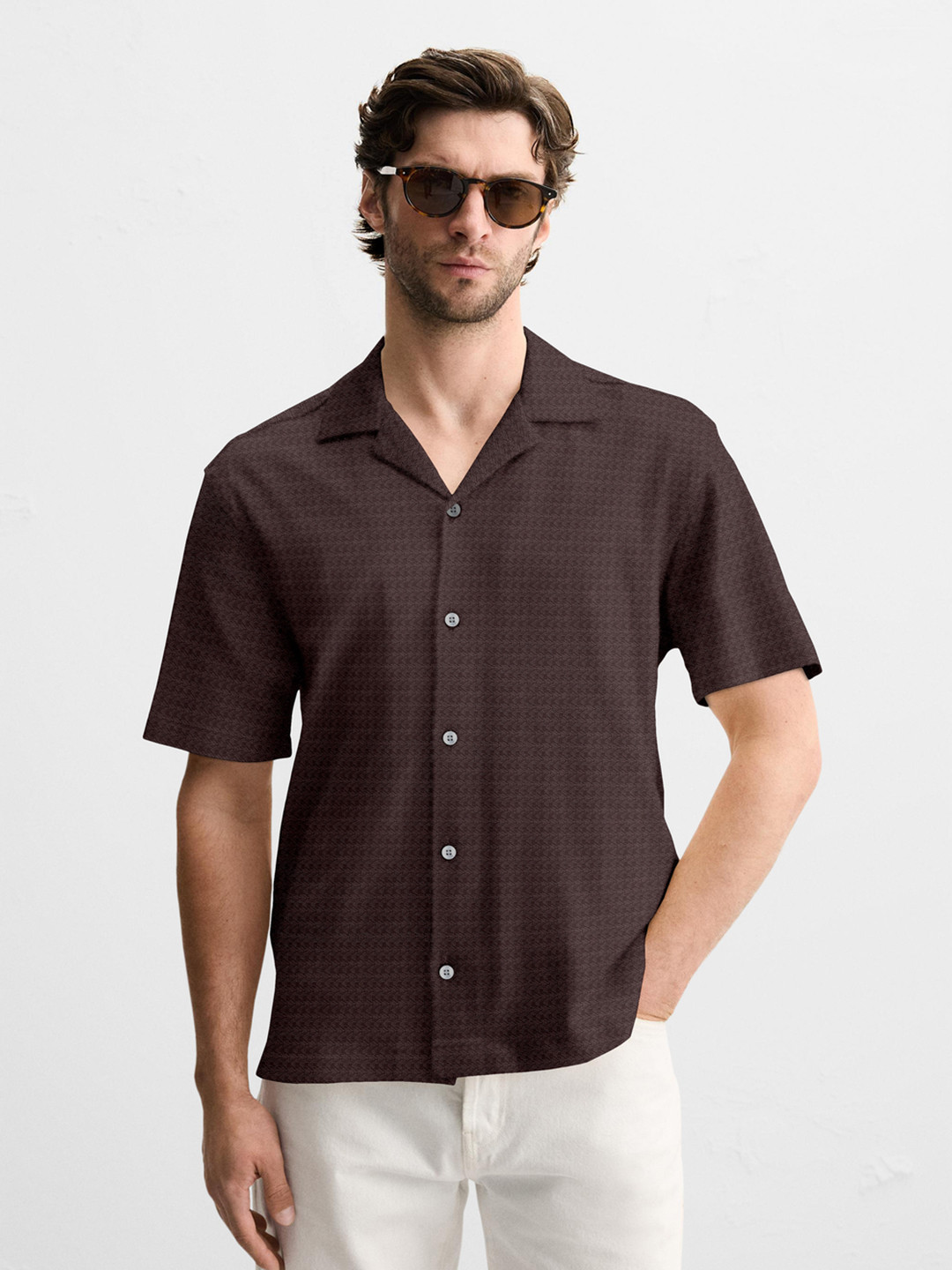 Vestirio Men Relaxed Opaque Casual Shirt