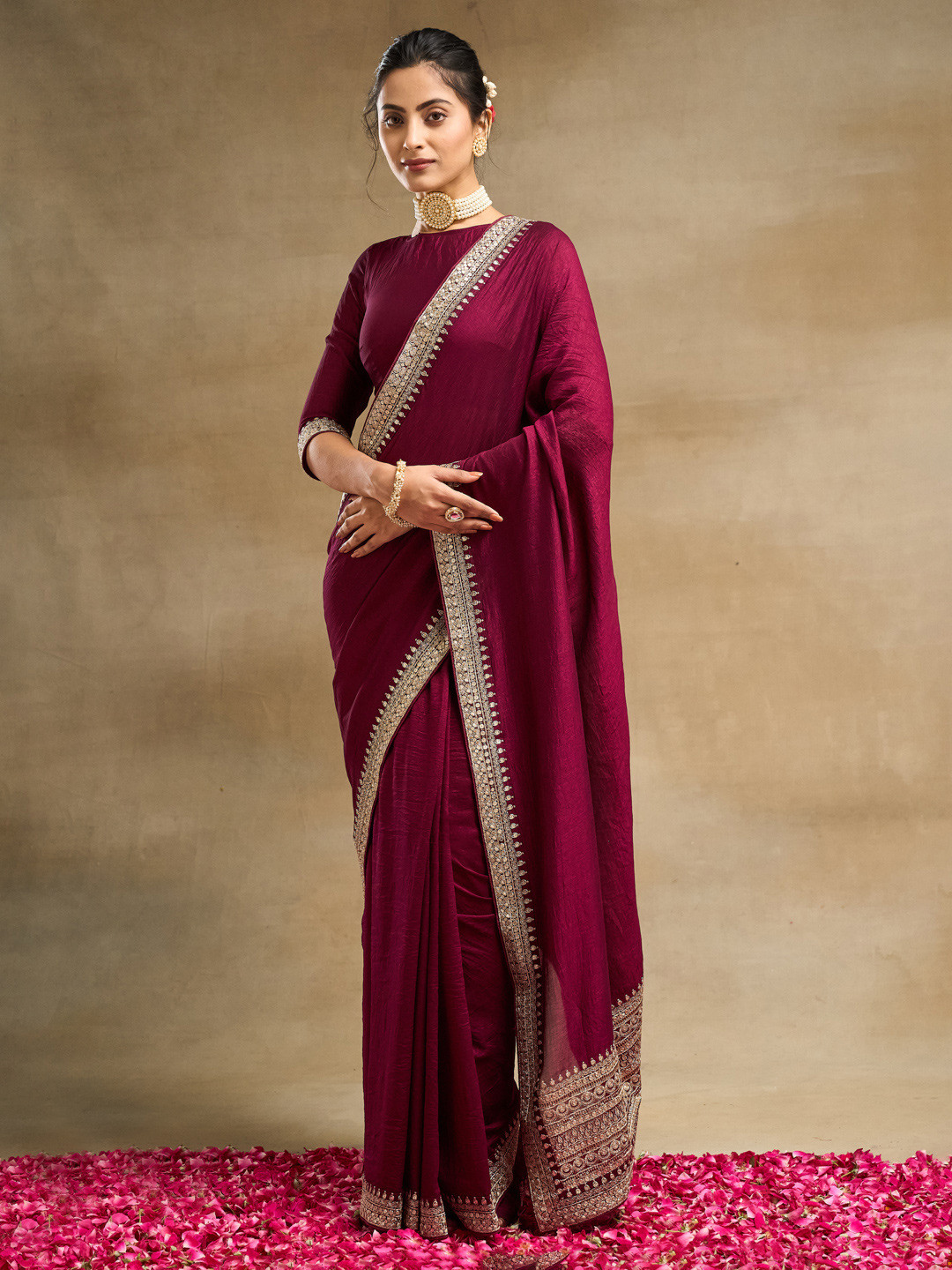 myntra silk saree sale