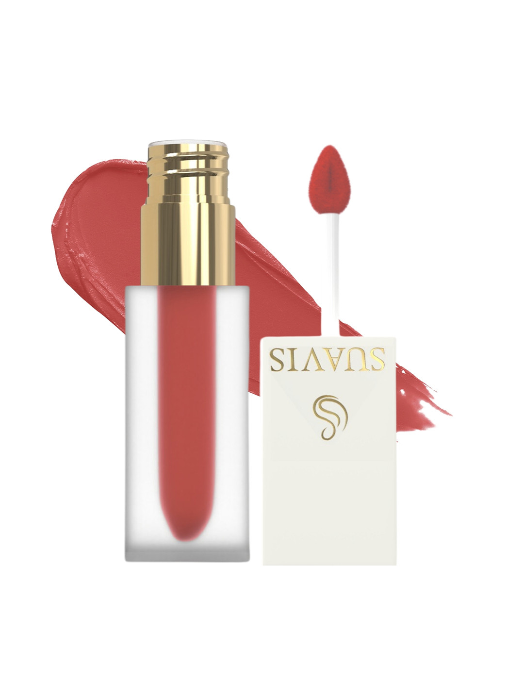 SUAVIS Liquid Matte Lightweight Lipstick With Vitamin E 5ml - Candy Blush 208