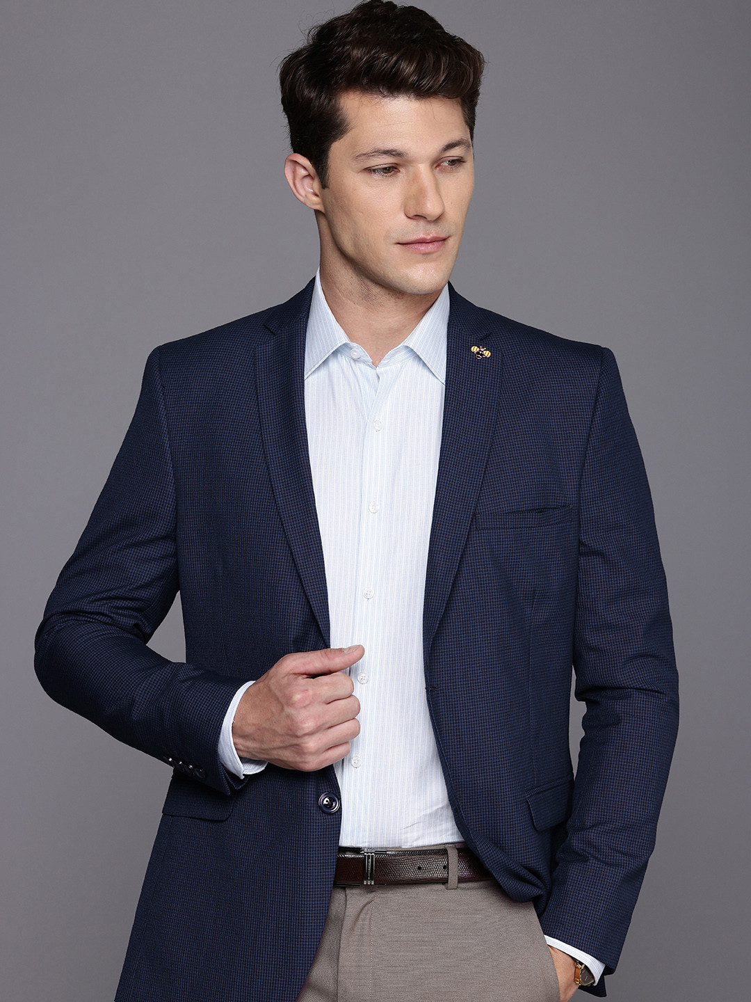 Theme Single-Breasted Slim Fit Formal Blazer