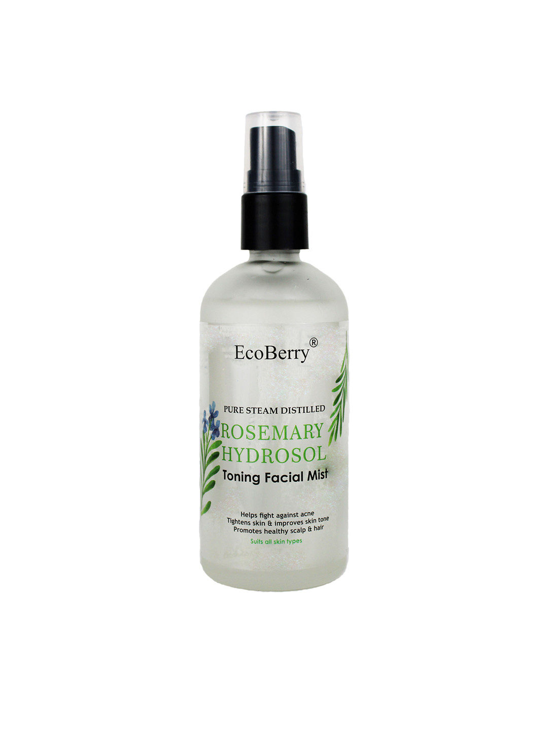 EcoBerry Rosemary Hydrosol Toning Facial Mist - 100ml