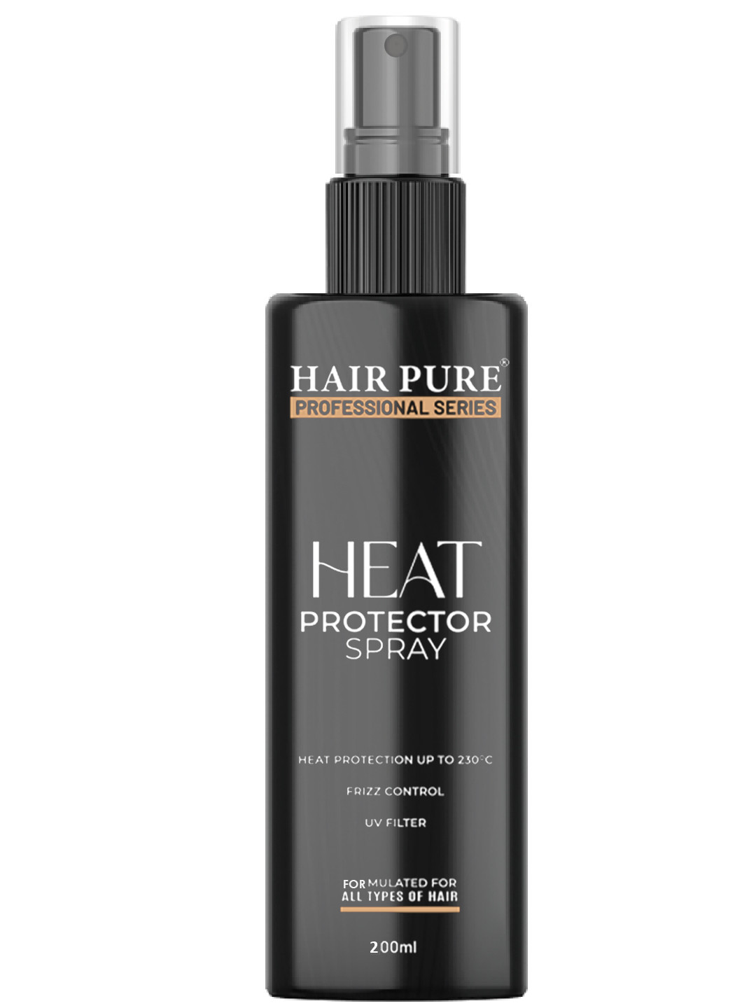 Hair Pure Heat Protector Defense From Styling Tools Hair Spray - 200ml