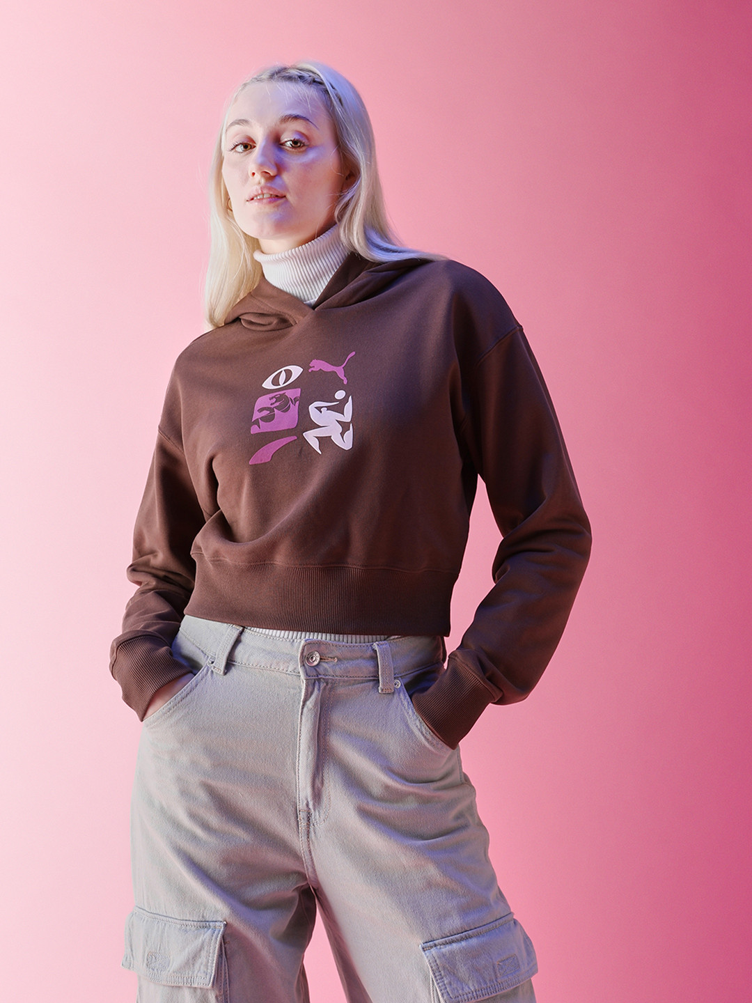 Puma CLASSICS Artisanal Women Relaxed Fit Hoodie