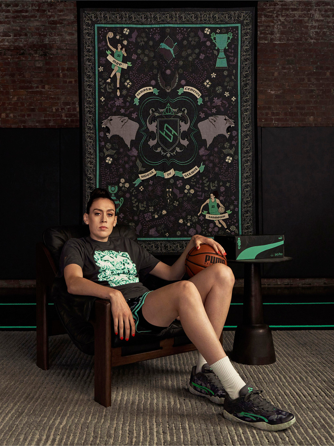 Puma HOOPS x HARRY POTTER Women Oversized Basketball Tee