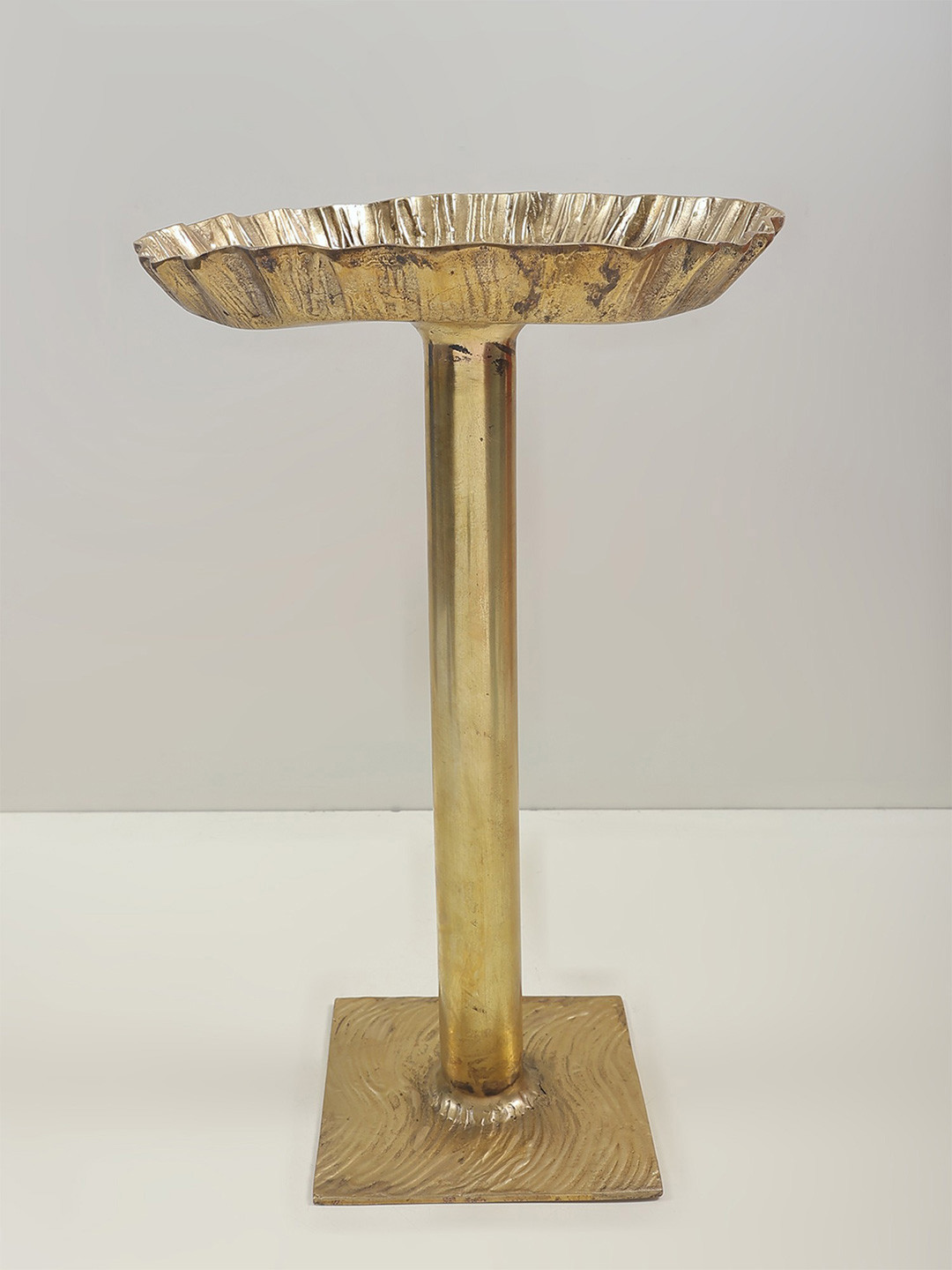 Exotic India Brass Mushroom Urli Stand