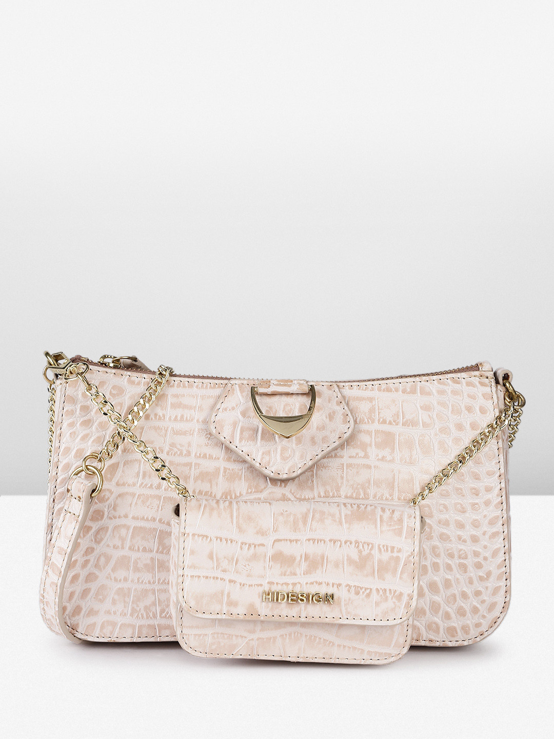 Hidesign Aria Animal Printed Textured Sling Bag