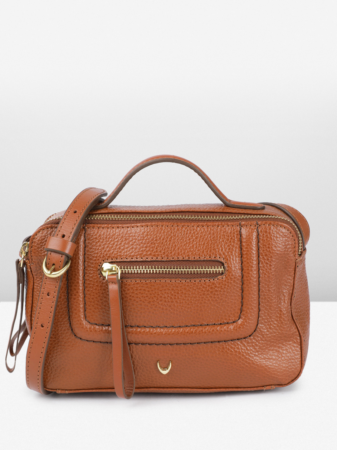 Hidesign Aspen Self-Design Textured Structured Sling Bag