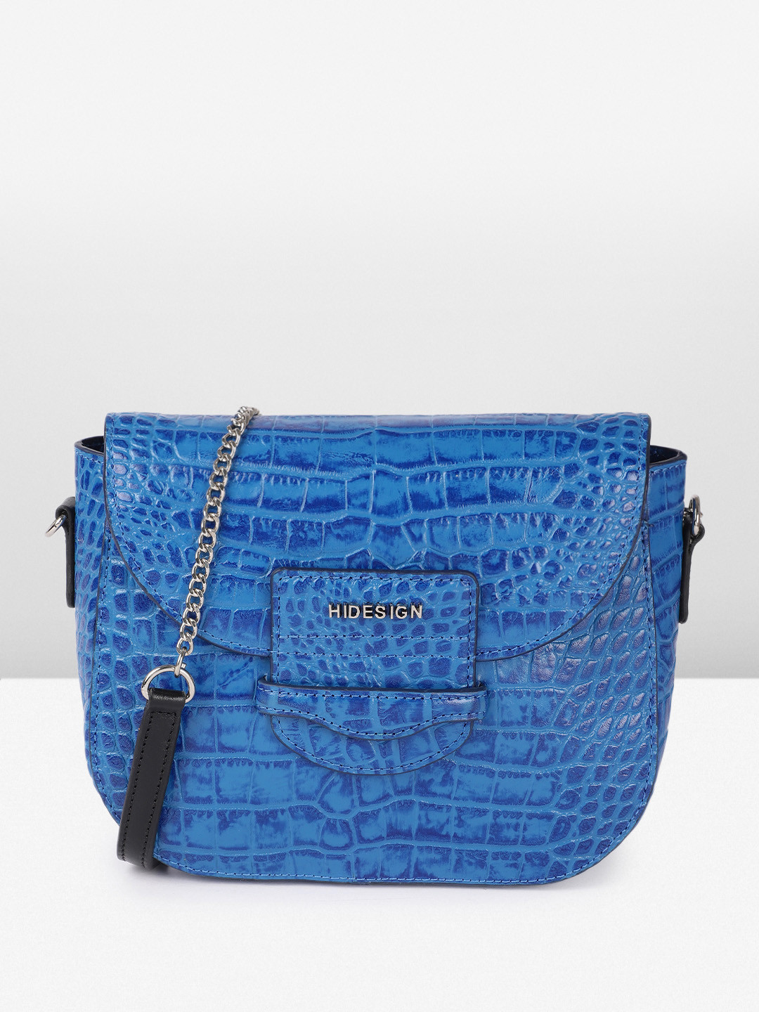Hidesign Animal Textured Leather GEMMA Structured Sling Bag