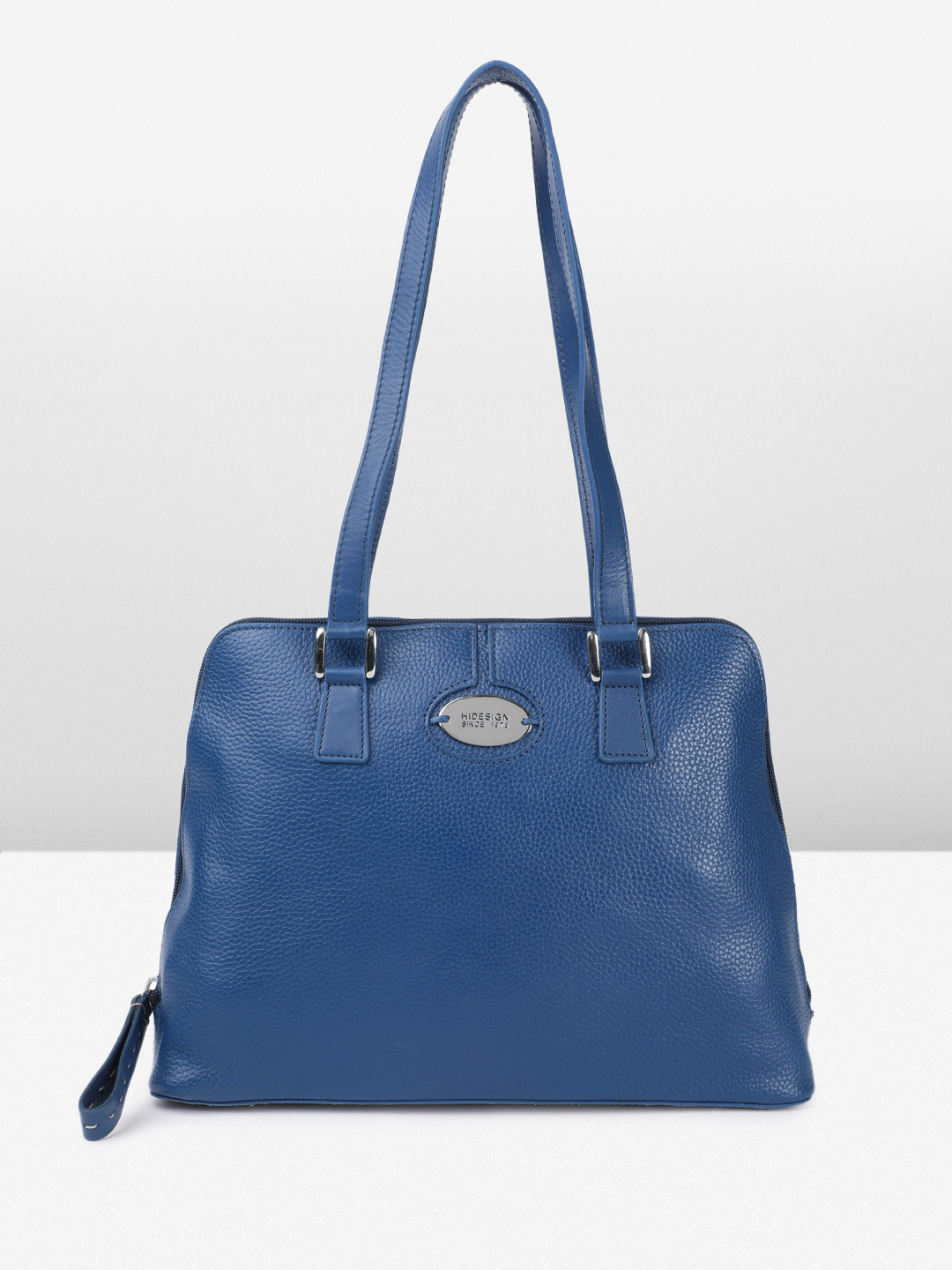 Hidesign Tate Self-Design Textured Structured Shoulder Bag