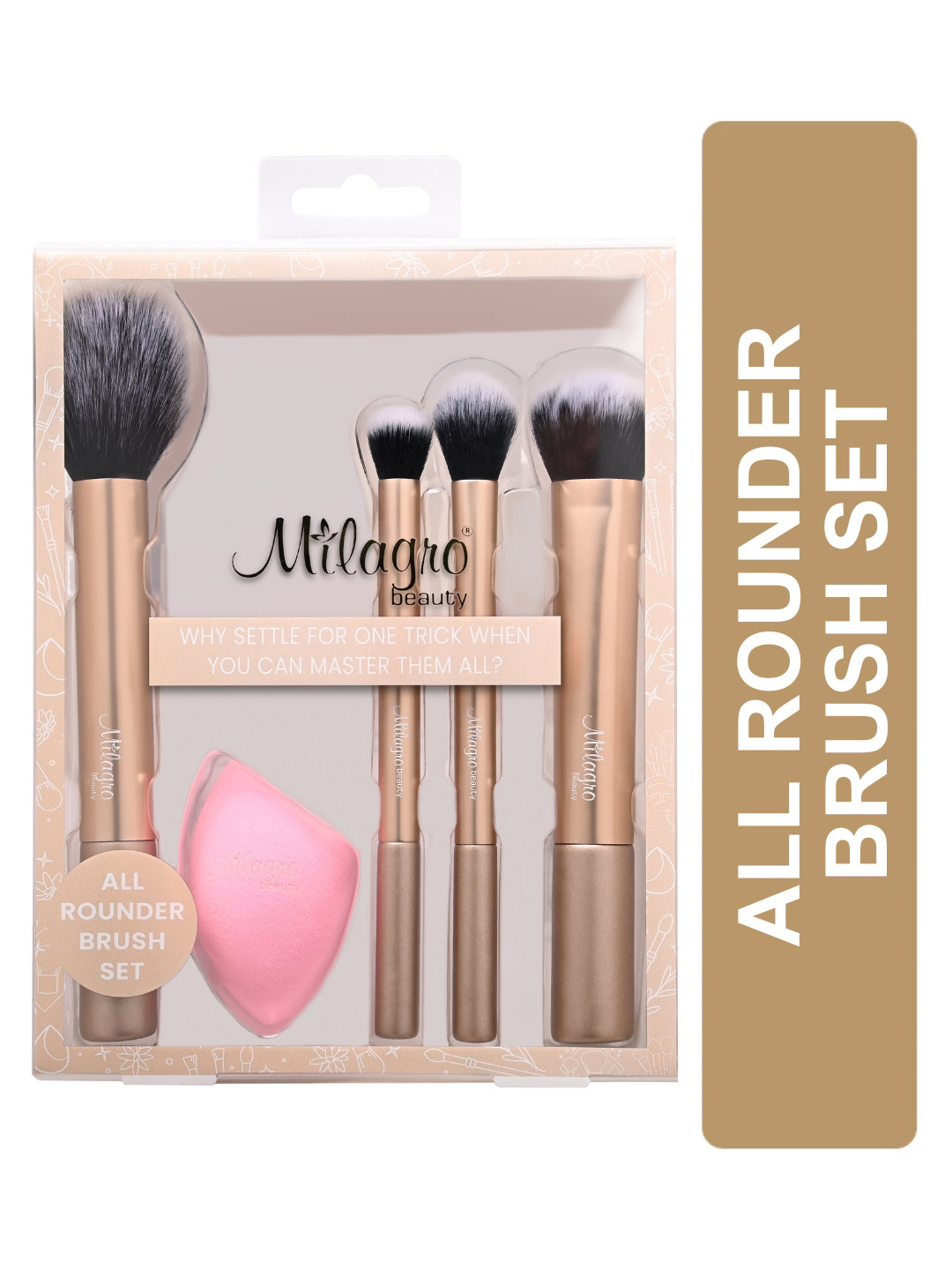 Milagro beauty All Rounder Brushes Set