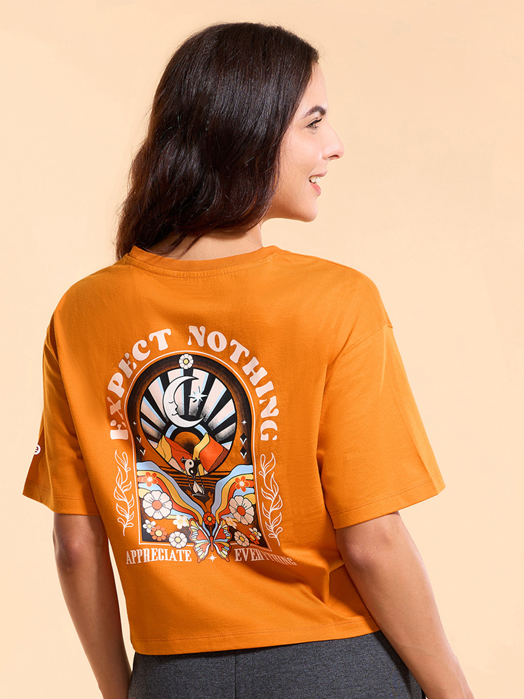 Enamor Graphic Design Cotton S/JSY T-Shirt-E3G5