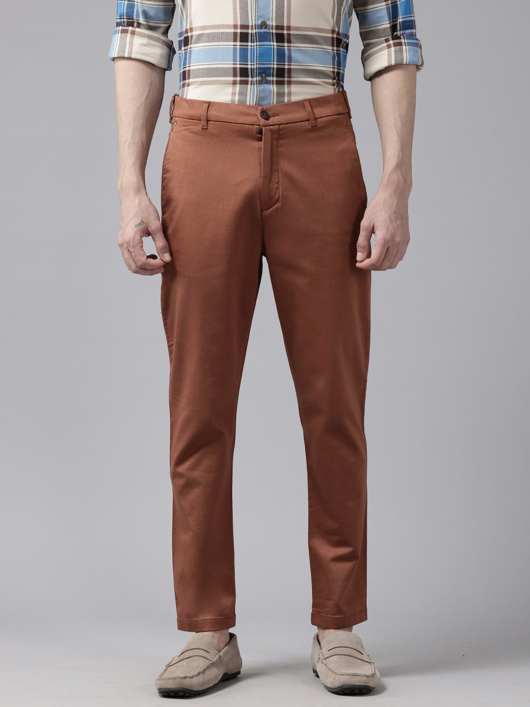 Blackberrys Men Slim Fit Trousers