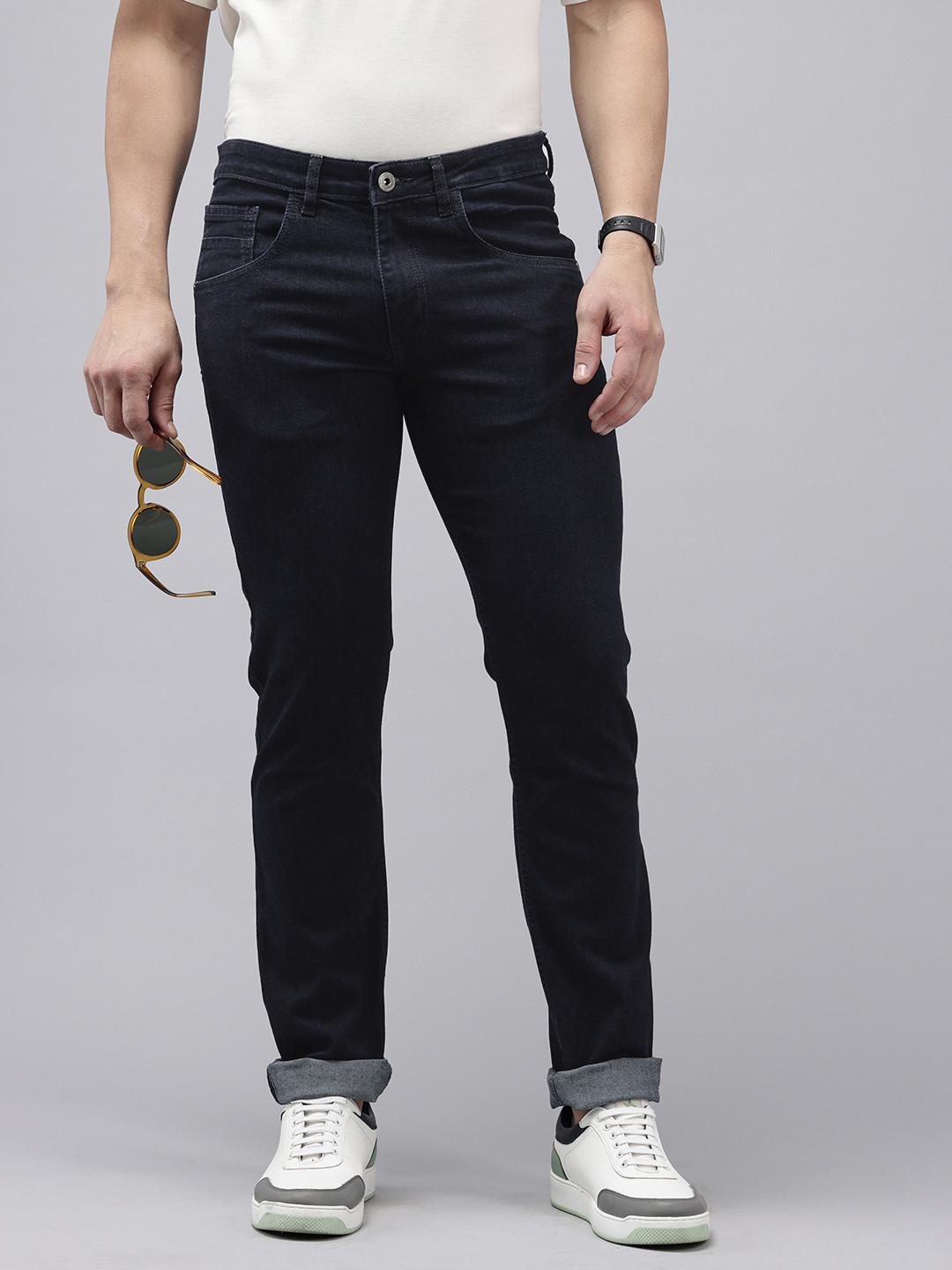 VAN HEUSEN DENIM LABS Men Pop Slim Fit Stretchable Jeans