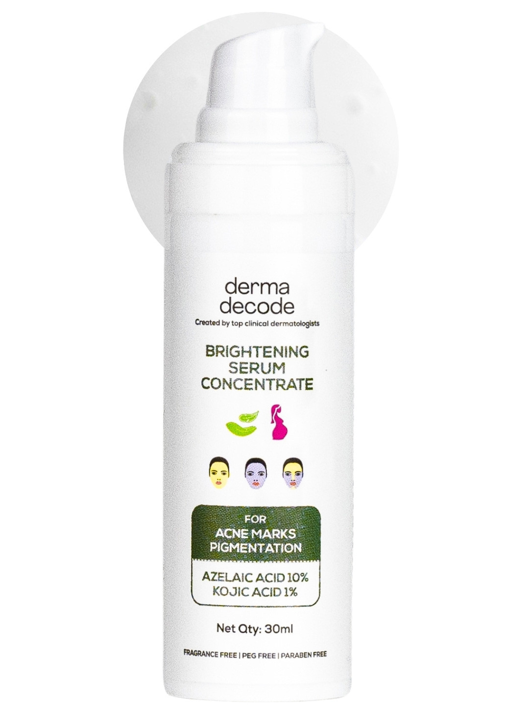 derma decode Brightening Serum For Acne Marks - 30ml