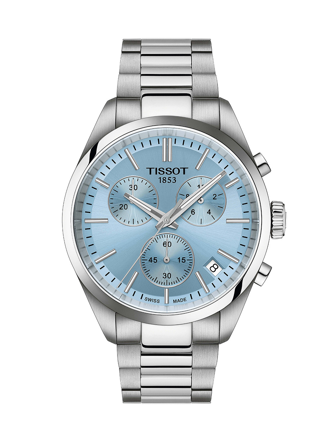 TISSOT Men Dial & Stainless Steel Straps Analogue Watch T1504171135100