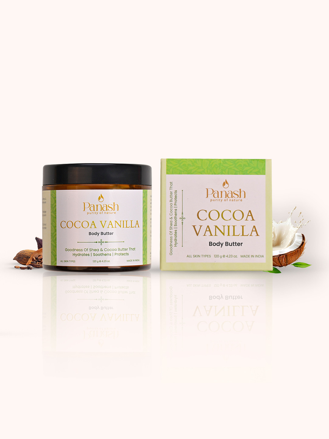 PANASH Hydrating Nourishing Cocoa Vanilla Body Butter 120 g