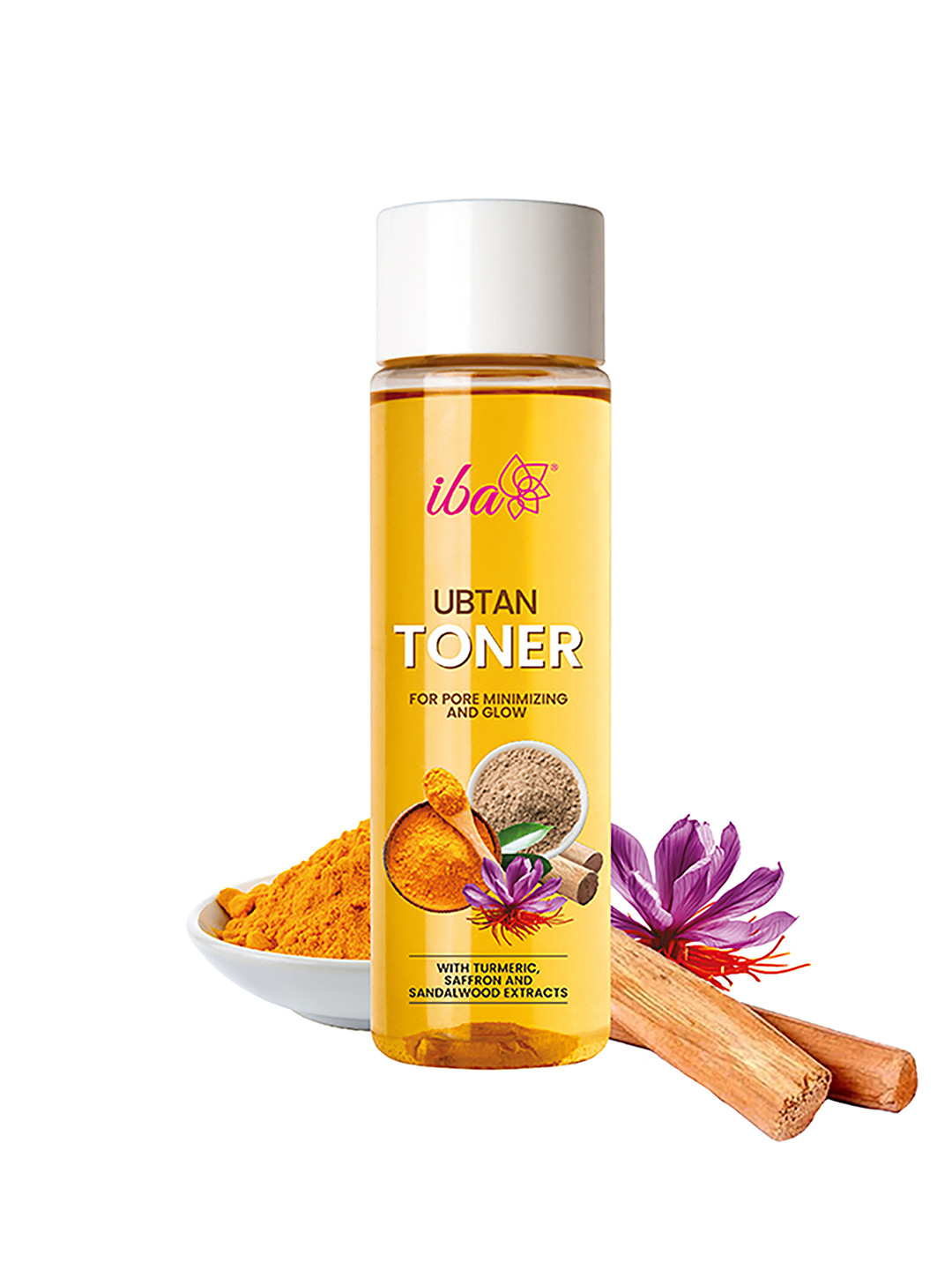 Iba Ubtan Toner With Turmeric & Sandalwood For Pore Minimizing & Glow - 130ml