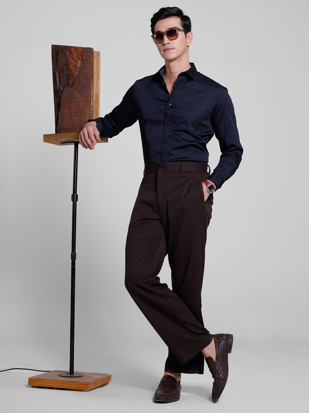 INVICTUS Signature Pure Cotton Slim Fit Formal Shirt