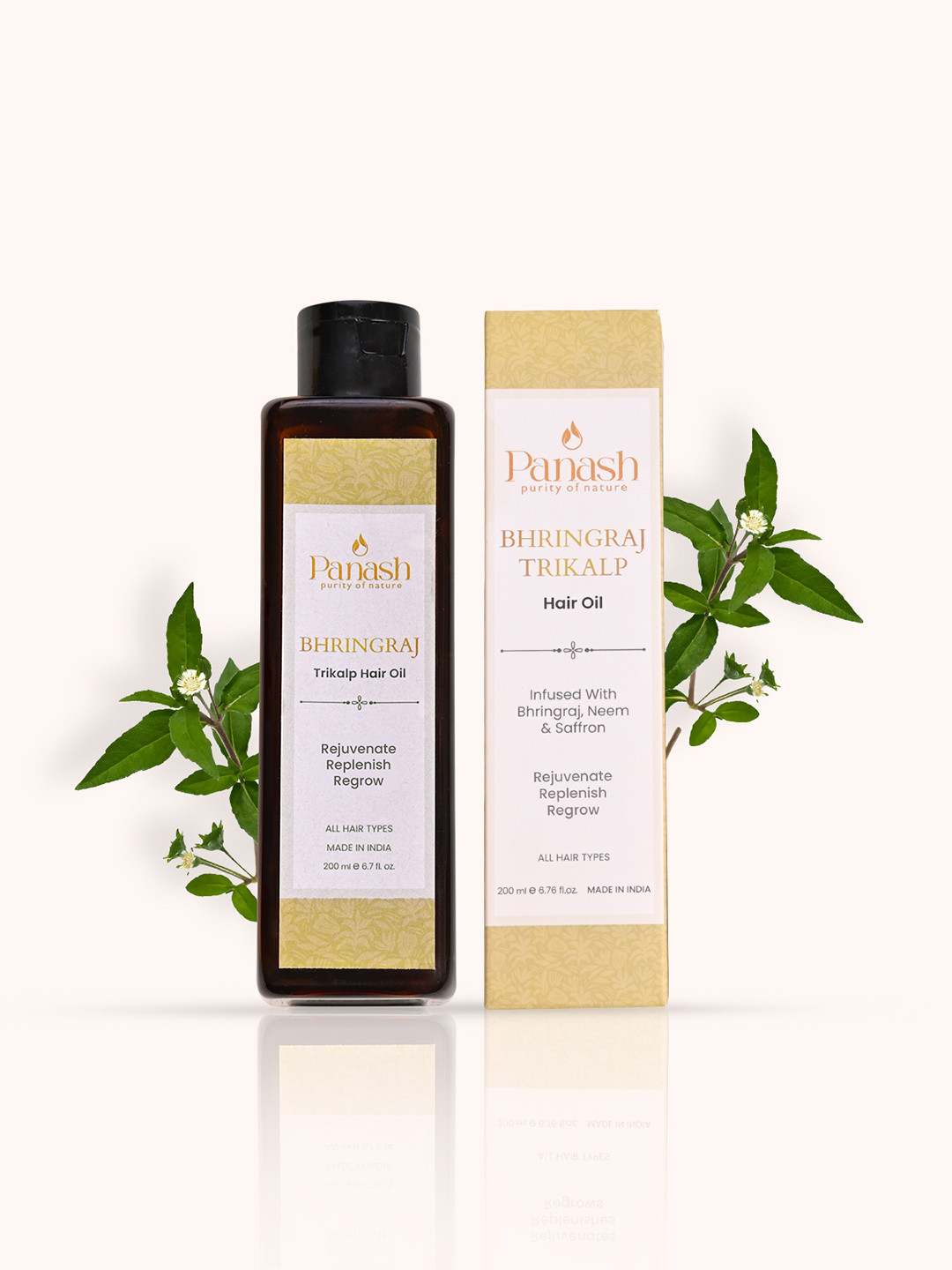 PANASH WELLNESS Bhringraj Trikalp Hair Oil-200ml