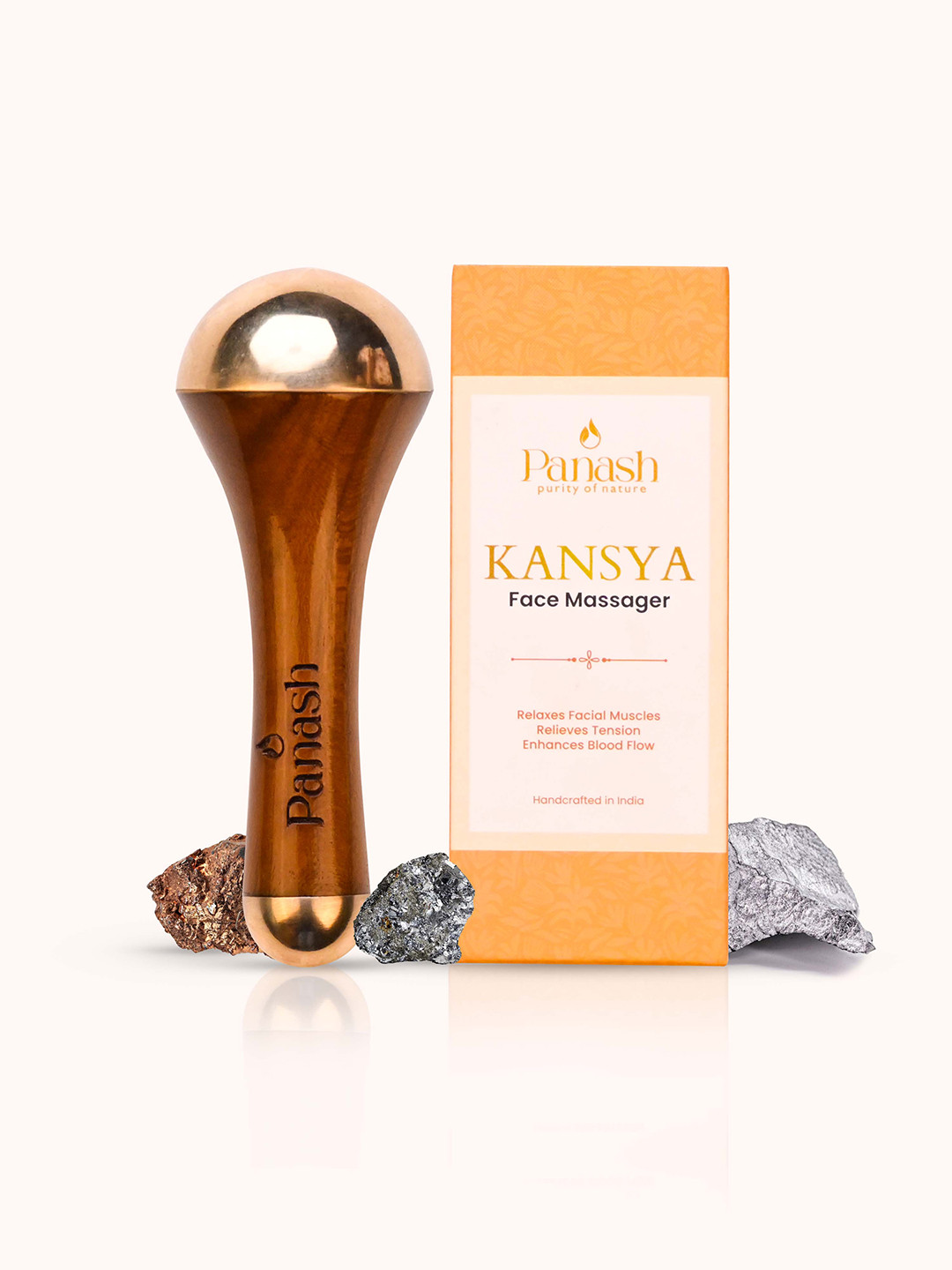PANASH WELLNESS Kansya Wand Face Massager