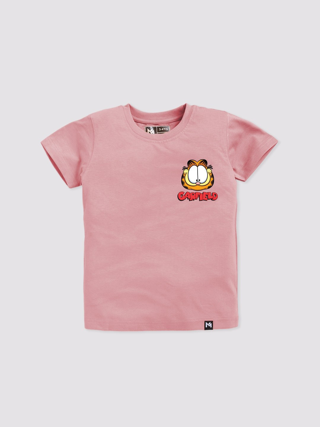 YK X Minute Mirth Boys Garfield Printed Pure Cotton T-shirt