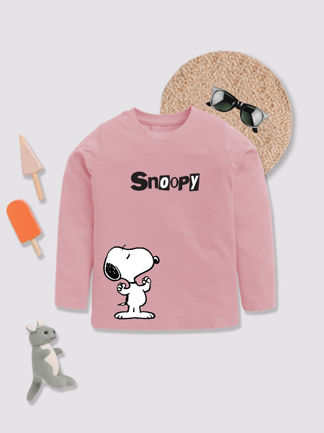 YK X Minute Mirth Boys Peanut Comic Printed T-shirt