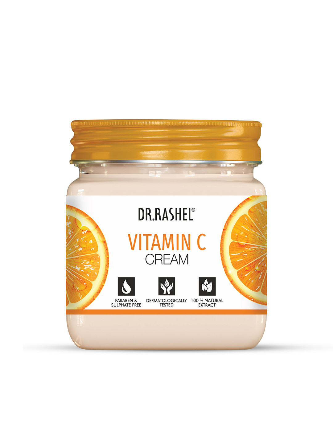 DR.RASHEL Vitamin C Face & Body Cream For Moisturization- 380 ml