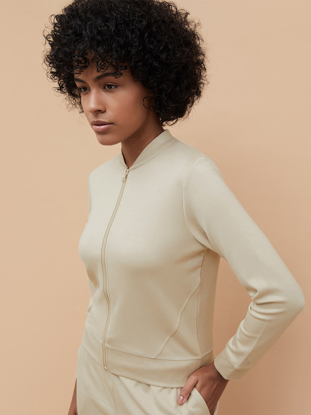 Kappa Women Striped Bomber Jacket