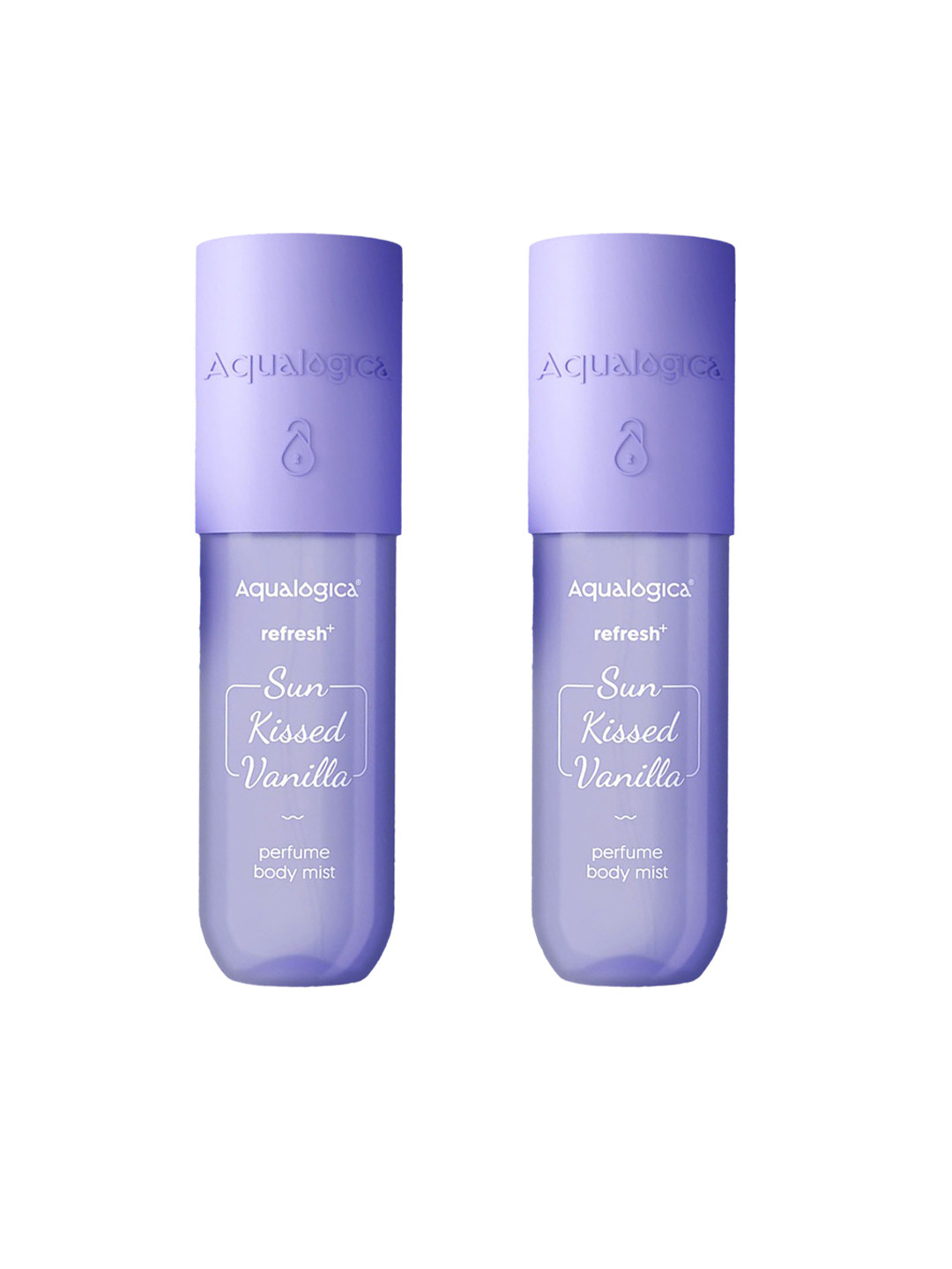 Aqualogica Set of 2 Refresh+ Sun Kissed Vanilla Perfume Body Mist - 150 ml each