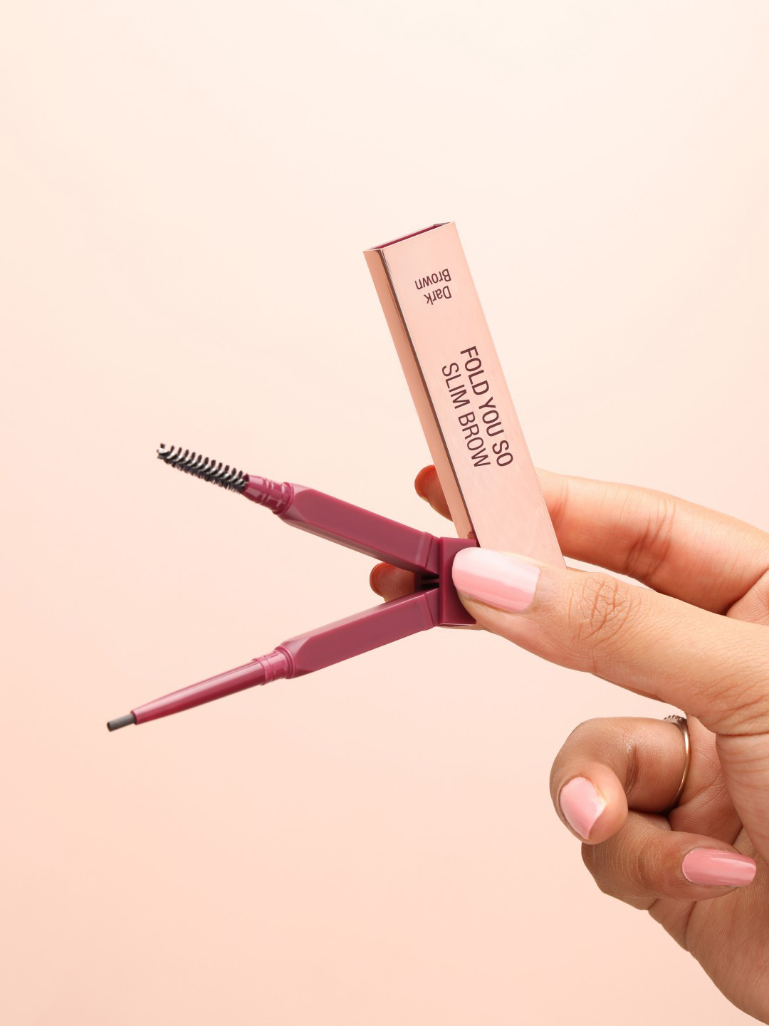 Typsy Beauty Fold You So Slim Brow Pencil With Vitamin E- 15g- Medium Brown-02