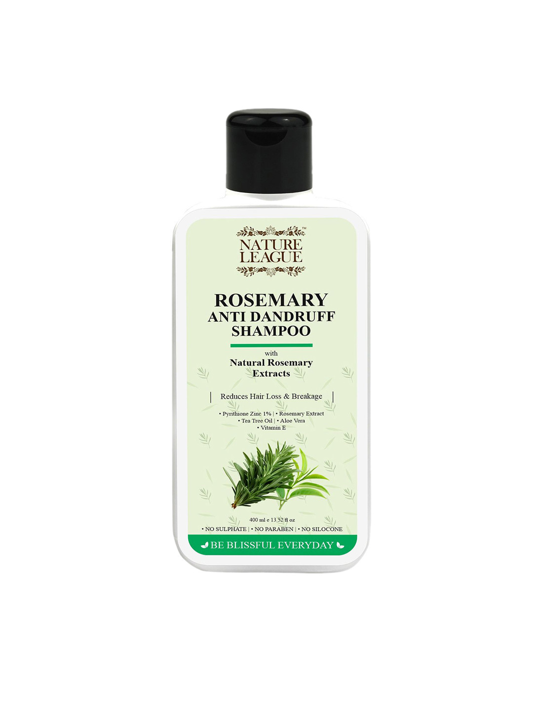 NATURE LEAGUE Rosemary Anti-Dandruff & Anti-Hair Fall Shampoo- 400ml