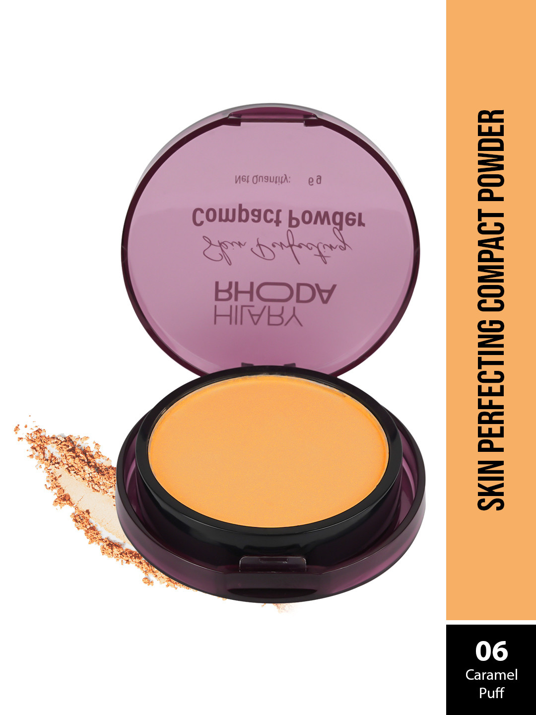 Hilary Rhoda Skin Perfecting Matte Finish Compact Powder 6 g - Caramel Puff 06