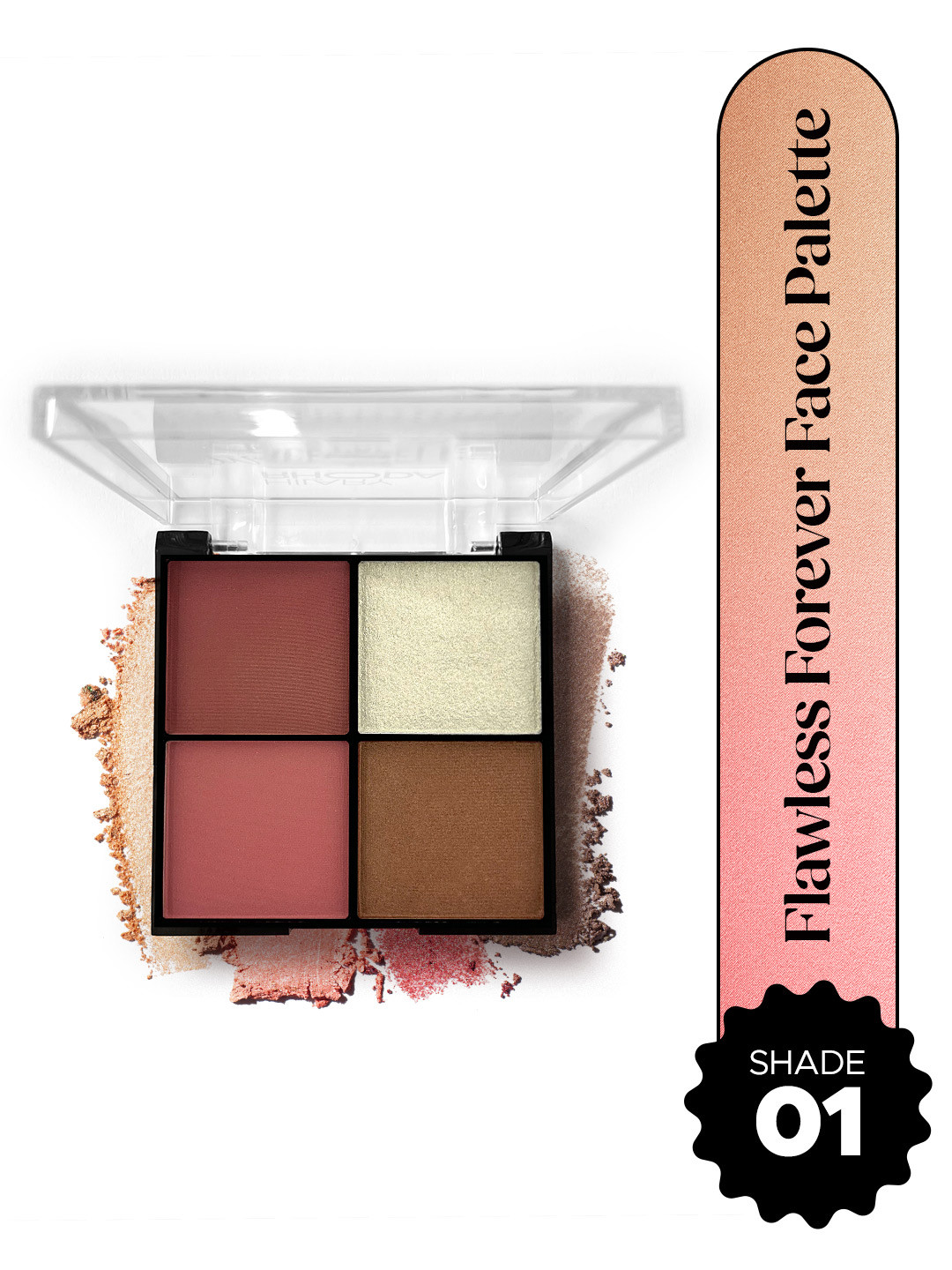 Hilary Rhoda Flawless Forever Highly Pigmented Face Palette-11.2g- Light-01