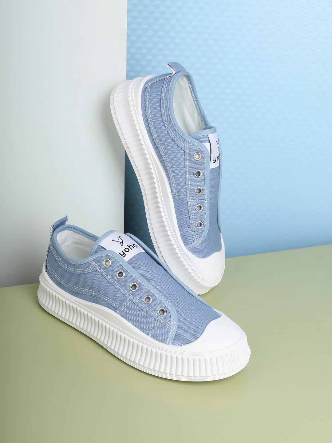 YOHO Women Cruise Without Lace Slip-On Canvas Sneaker Shoe