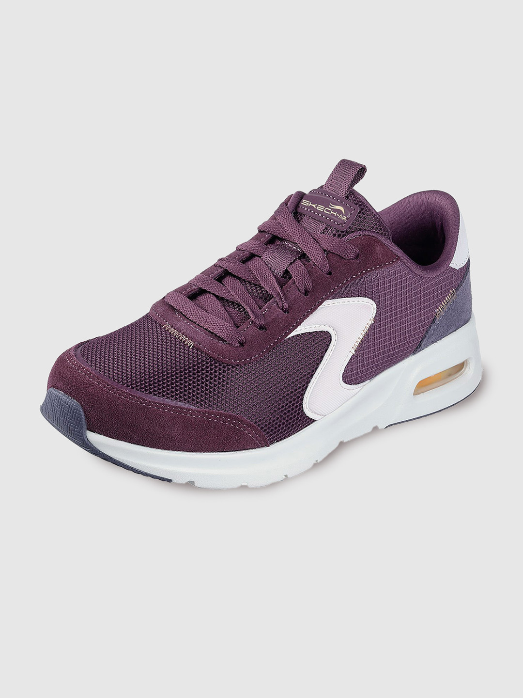 Skechers SKECH-AIR COURT-AIR WAVE Women Colorblocked Lace-Up Sneakers