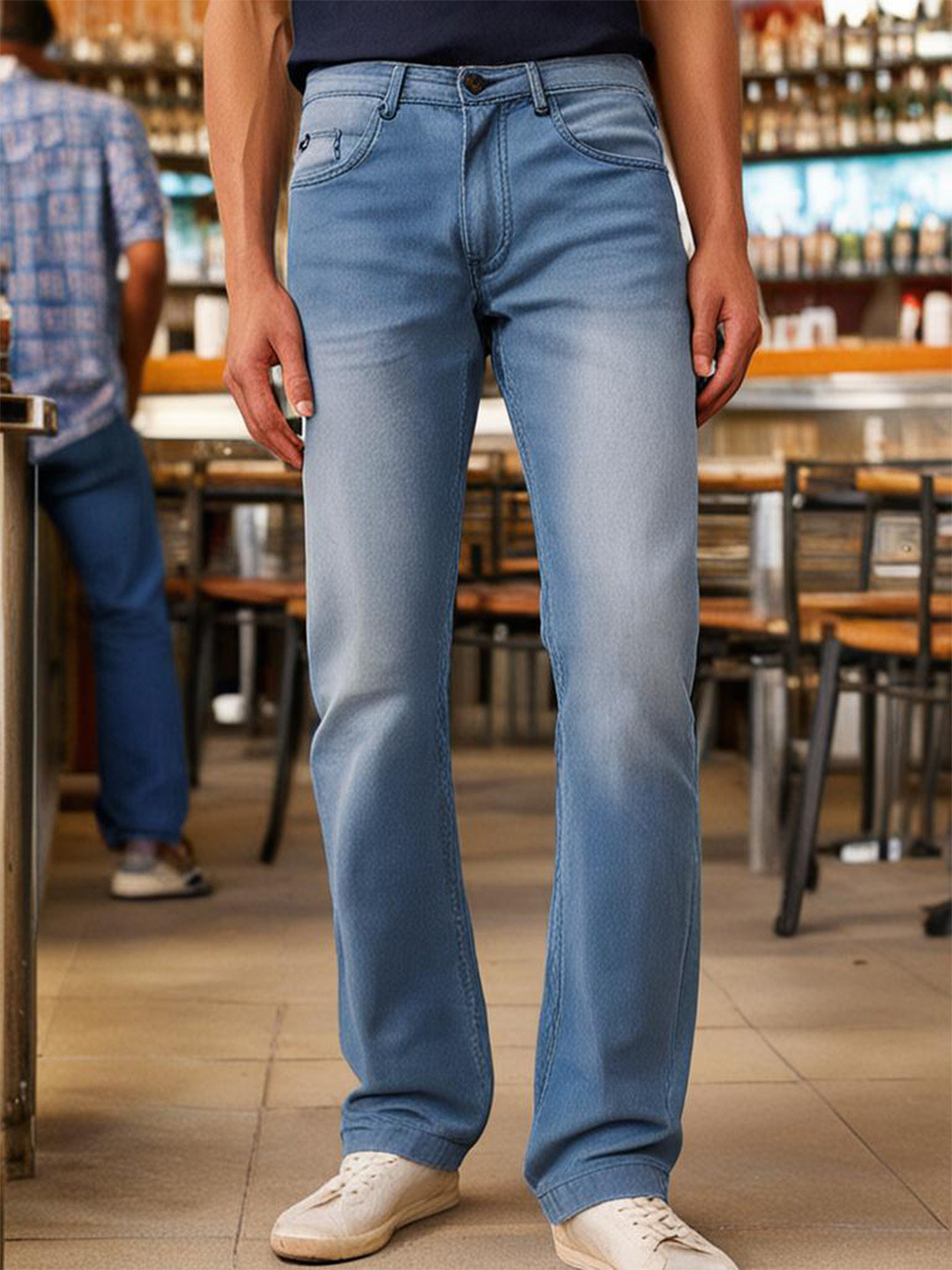 Rigo Men Slim Fit Light Shade Stretchable Jeans