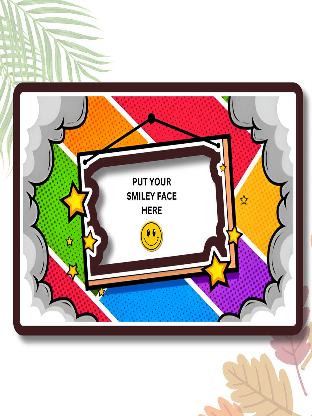 Home Delight Red & White Photo Frame Decorative Magnets