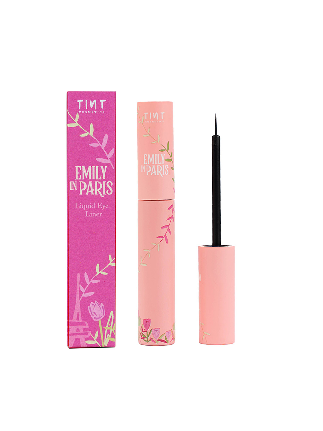 Tint Cosmetics Emily In Paris Smudge Proof & Transfer Proof Liquid Eyeliner 10ml - Black