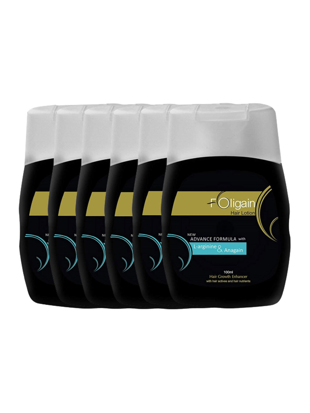 FOLIGAIN Set Of 6 Hair Regrowth Lotion With New Advanced Formula - 100ml Each