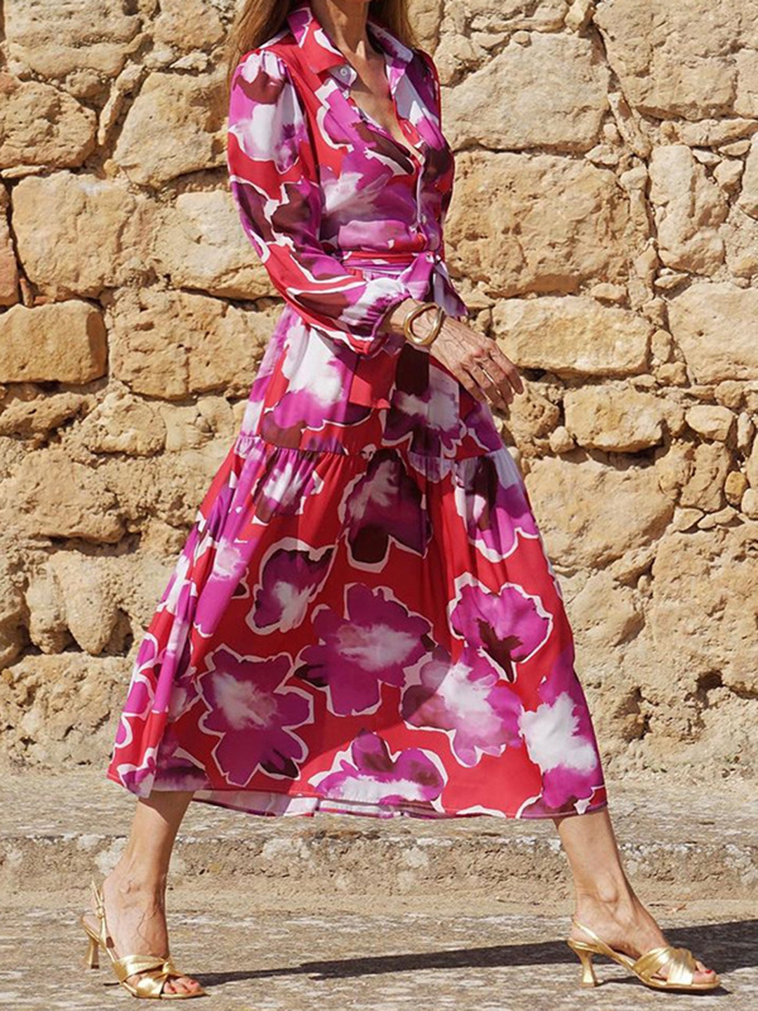 Buy HERE NOW Women Floral Printed Maxi Dress Dresses for Women 30554516 Myntra