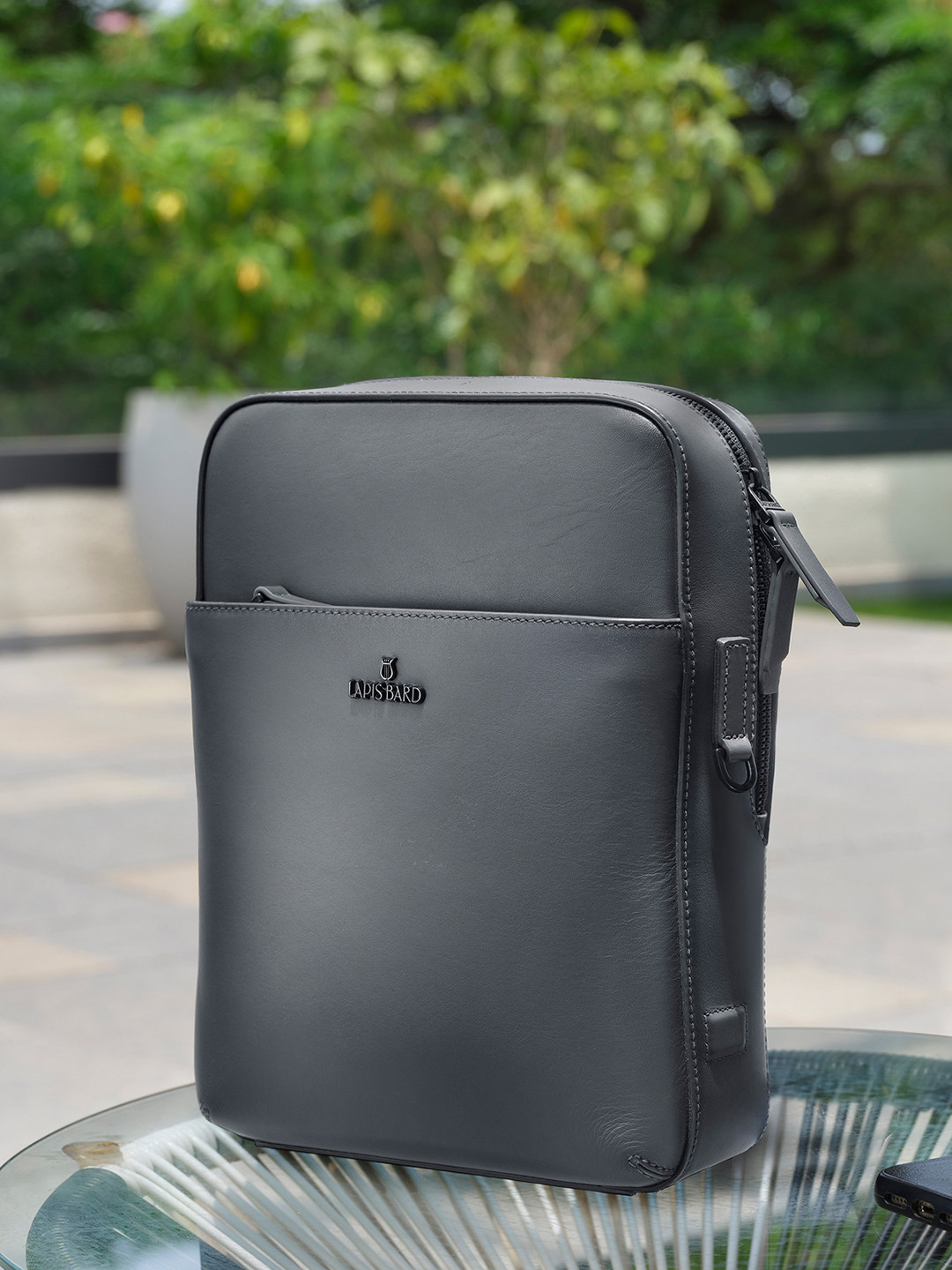 Lapis Bard Graphite Ducorium Kent Crossbody Travel Bag