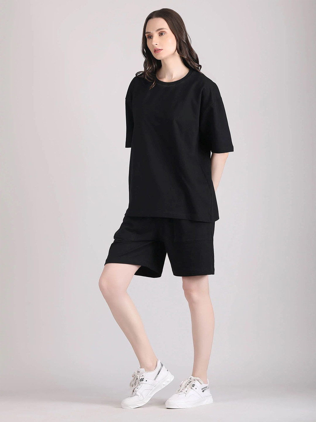 Raxedo Women T-Shirt & Shorts Summer Pure Cotton Co-Ord Set